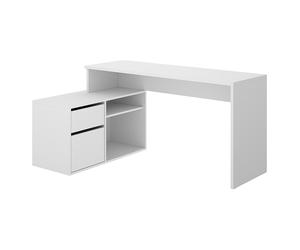 Mesa de escritorio Rox (L x An x Al: 92 x 139 x 75 cm, Blanco)