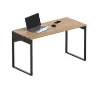 Mesa de estudio nexus color roble gold y negro despacho industrial