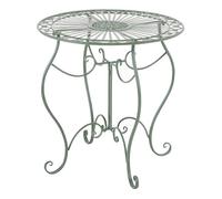 Mesa de hierro indra metal verde antiguo ø 70 cm