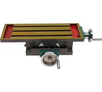 Mesa de ingleteadora, mesa fresadora de 450 x 170 mm, mesa para taladro de banco, máquina fresadora, taladro de banco multifuncional con sistema de deslizamiento X-Y, mini taladro de banco, mordaza de