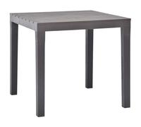 Mesa de jardín ampliable, color gris oscuro, aluminio, grande, 140-180 cm, mesa extensible, resistente a la intemperie, resistente a los rayos UV, moderna mesa de comedor para balcón, jardín, terrazas