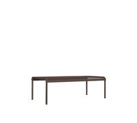 Mesa de Jardín Baja Dapple de , 114 x 57, Color Chocolate Oscuro