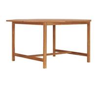 Mesa De Jardín De Madera Maciza De Teca 150x150x75 Cm Vidaxl