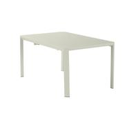 Mesa de jardín extensible idaho de aluminio de 97/149x149x76 cm beige