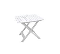 Mesa de Jardín Plegable Camping, Progarden Tevere - Blanco