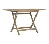 Mesa De Jardín Plegable Madera Maciza De Teca 120x70x75 Cm Vidaxl