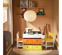 Mesa de juegos - Mesa de actividades - Mesa infantil - Mueble para niños - Mesa con sillas - Mesa con superficie de doble cara