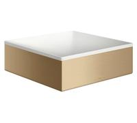 Mesa de lavabo AXOR Suite para encimera, lavabos y bañeras, 285x285 mm, acabado en bronce cepillado