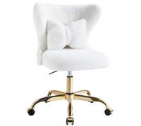 Mesa de maquillaje para niñas con ruedas y altura ajustable
