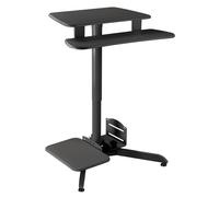 Mesa de Ordenador Escritorio de Computadora Trabajo Pie Sentado Altura Ajustable