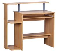 Mesa de ordenador Wohnling Dennis, con estructura de madera y gran capacidad de almacenamiento; modelo WL1.163