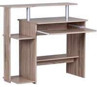 Mesa de ordenador Wohnling modelo Dennis Sonoma, con gran capacidad de almacenamiento; WL1.171