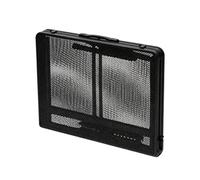 Mesa de parrilla de malla metálica compacta de altura ajustable | Mesa plegable para exteriores con asa de transporte para interiores, viajes, patio, barbacoa, senderismo, picnic, playa
