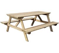 Mesa de picnic para adultos "gardenia" - 180 x 150 x 75 cm - 6/8 personas