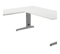 MESA DE ROCADA METAL ADJUST ALA 100x60 CM COLOR BLANCO