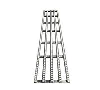 Mesa de rodillos de alta resistencia para descarga en almacén | Mesa de rodillos sin motor con rodillos de ABS para descarga en almacén(50x200cm)