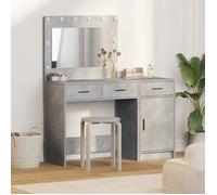 Mesa De Tocador 2 Uds. Gris 40 X 41 X 75 Cm Vidaxl