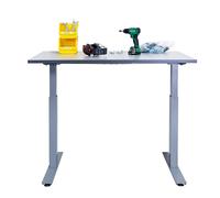 Mesa de trabajo, altura regulable eléctricamente altura 680 - 1180 mm, tablero de HPL