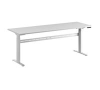 Mesa de trabajo de altura regulable eléctricamente, carga máx. 300 kg altura 740 - 1195 mm, tablero de melamina