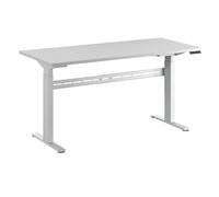 Mesa de trabajo de altura regulable eléctricamente, carga máx. 300 kg altura 740 - 1195 mm, tablero de melamina