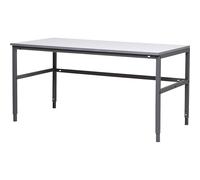 Mesa de trabajo Embla laminado gris