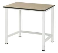 Mesa de trabajo para puesto de trabajo modular Serie 900 RAU, altura 825 - 1025 mm, tablero de MDF