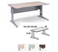 Mesa de Trabajo Rocada - Estructura de Aluminio - Tablero de Haya - Diseño Moderno