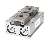 Mesa deslizante con riel MHF2, pinza paralela delgada, cilindro neumático de dedo pequeño, MHF2-8D, MHF2-12D, MHF2-16D, MHF2-20D, pinza neumática