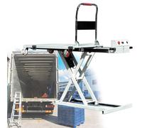 Mesa elevadora de tijera eléctrica, camión elevador hidráulico | Mesa elevadora de tijera eléctrica para una descarga y almacenamiento seguros, ideal para levantar objetos pesados y