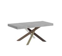 Mesa Extensible 130/390x90 Cm Volantis Premium Patas Cemento Multicolor 4/c