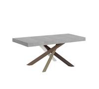Mesa extensible 130/390x90 cm Volantis Premium patas cemento multicolor 4/C - Itamoby