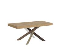 Mesa extensible 130/390x90 cm Volantis Premium patas roble natural multicolor 4/C - Itamoby