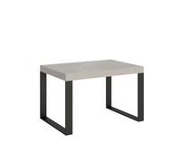 Mesa Extensible 140/400x90 Cm Tecno Cachemir Patas Antracita