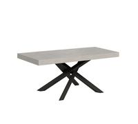 Mesa extensible 140/400x90 cm Volantis Premium cachemir patas antracita - Itamoby