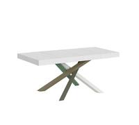 Mesa Extensible 140/400x90 Cm Volantis Premium Patas Fresno Blanco Multicolor 4/a
