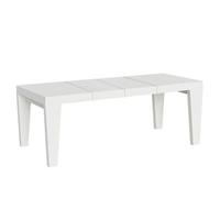 Itamoby Mesa extensible 160/420 x 90 cm Spimbo Premium blanco fresno