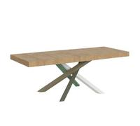 Mesa Extensible 160/420x90 Cm Volantis Premium Patas Roble Natural Multicolor 4/a