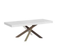 Mesa extensible 180/440x90 cm Volantis Premium patas fresno blanco multicolor 4/C - Itamoby