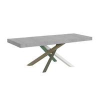 Mesa Extensible 180/440x90 Cm Volantis Premium Patas Hormigón Multicolor 4/a