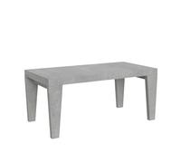 Mesa extensible de 200/304 x 90 cm, modelo Spimbo, con estructura de hormigón