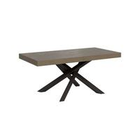 Mesa Extensible 200/304x90 Cm Volantis Premium Patas Gris Paloma Antracita