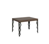 Mesa extensible 70x110/194 cm Karamay Estructura Nogal Antracita - Itamoby