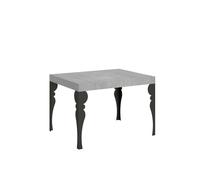 Mesa extensible 70x110/194 cm Paxon Estructura de cemento Antracita - Itamoby
