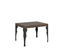 Mesa extensible 70x110/194 cm Paxon Estructura Nogal Antracita - Itamoby