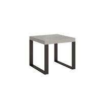 Mesa extensible 90/246x90 cm Tecno Premium patas antracita cachemir - Itamoby