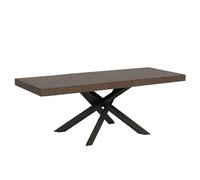 Mesa Extensible 90x160/264 Cm Volantis Premium Estructura Nogal Antracita