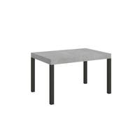 Mesa Extensible 90x120/224 Cm Everyday Cemento Estructura Antracita
