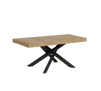 Mesa Extensible 90x120/224 Cm Volantis Premium Roble Nature Estructura Antracita