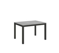 Mesa extensible 90x120/380 cm Everyday Evolution Estructura de cemento Antracita - Itamoby