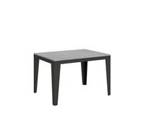 Mesa extensible 90x120/380 cm Flame Evolution Estructura de cemento Antracita - Itamoby